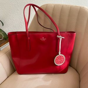 Kate Spade Schuyler tote, red